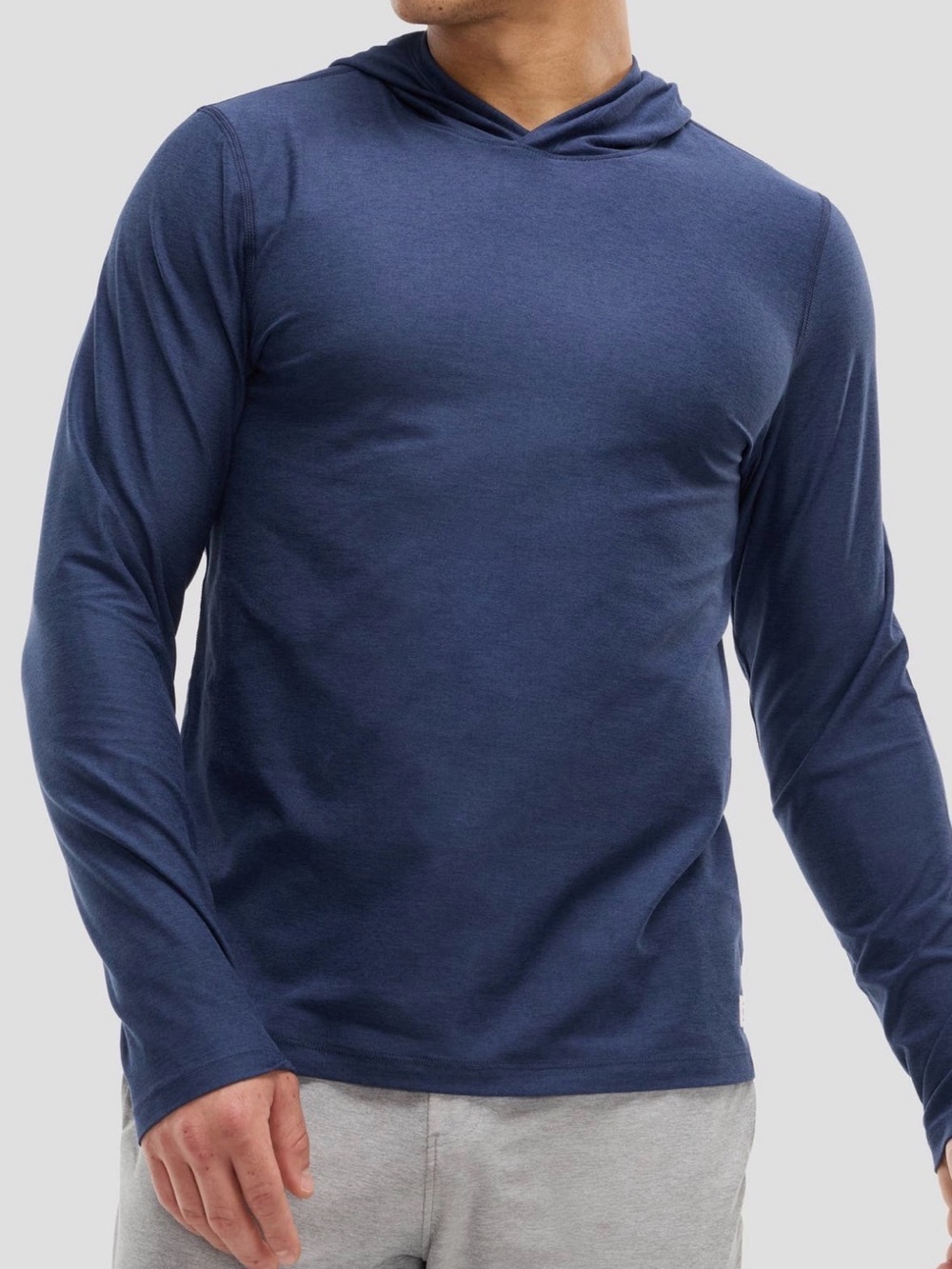 Peloton Dreamblend Hoodie Men's XS Blue Lightweight Pullover Athleisure EUC